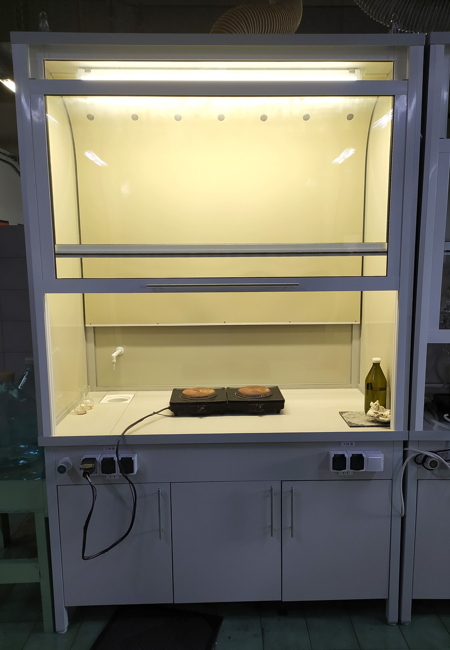 Шкаф Вытяжной Химический с подводкой воды ШВ-1500/800кc2 - фото 2 - id-p194081986