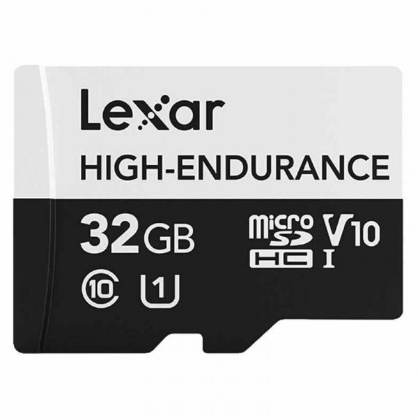 Карта памяти Lexar High-Endurance microSDHC 32Gb UHS-I U1 V10 100MB/s (R) 30MB/s (W) - фото 1 - id-p194084631