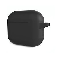 Силиконовый чехол для наушников Apple Airpods Pro черный