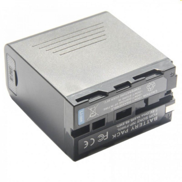 Аккумулятор Zarrumi аналог Sony NP-F980L с входом micro USB, USB Type-C и дисплеем - фото 1 - id-p194084887