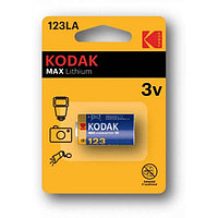 Батарейка Kodak MAX Lithium CR123A 3V (K123LA EL123A DL123A)