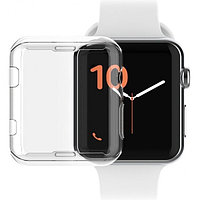 Силиконовый чехол Rumi для Apple Watch 38mm прозрачный