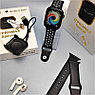 Набор Умные часы I7PROMAX Special Watch Series 8 2022   наушники (зарядный кейс, силиконовые браслеты) Синие, фото 8