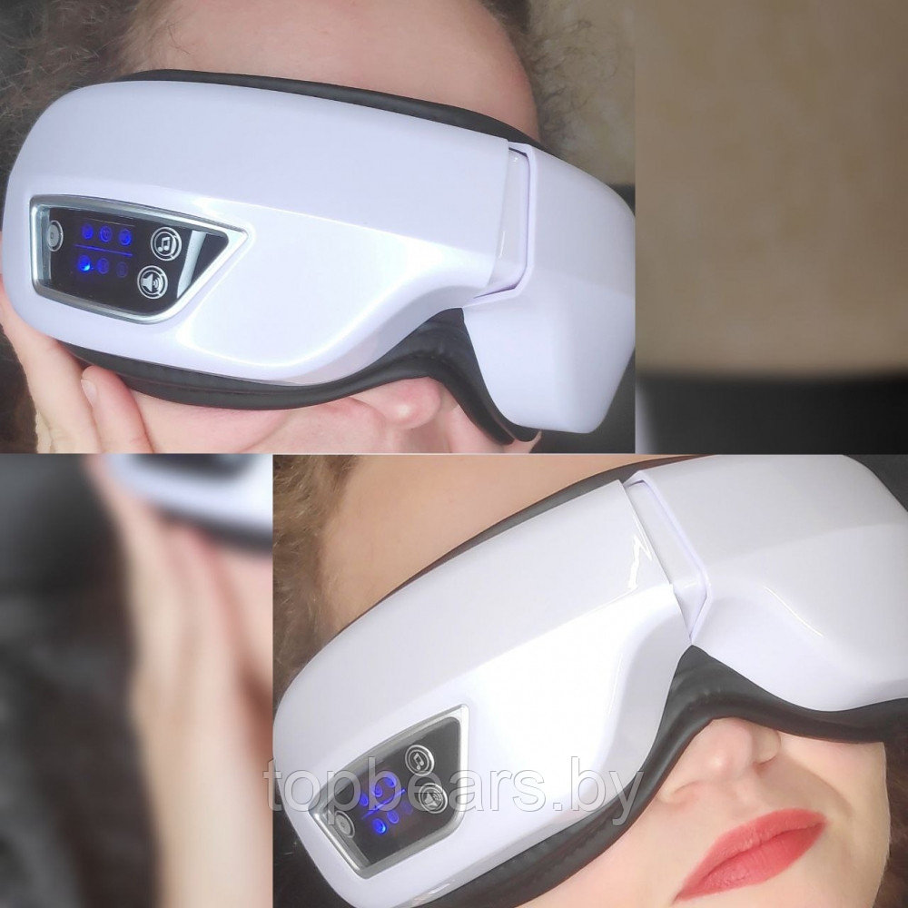 Умный массажер для ухода за областью вокруг глаз Eye massage apparatus (4 режима работы, 7 встроенных мелодий) - фото 7 - id-p194089247