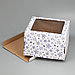 Коробка для торта с окном «Звёзды» 30 х 30 х 19 см, фото 4