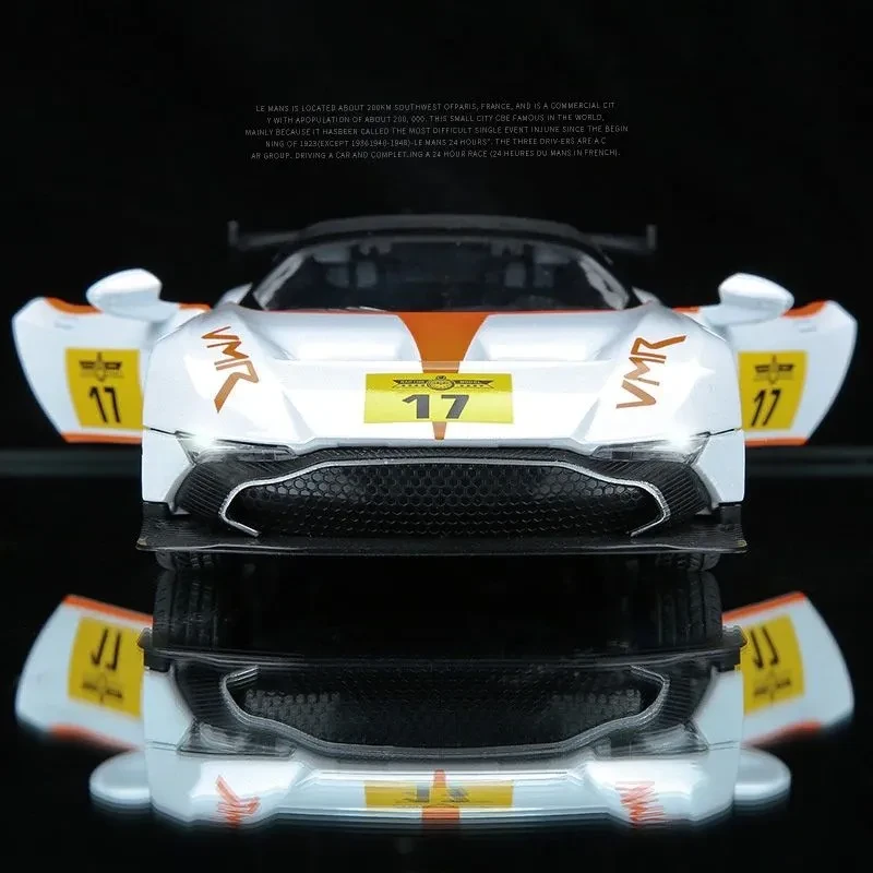 Металлическая машинка Астон Мартин Aston Martin 1:24 все открывается свет звук 3 цвета - фото 4 - id-p194092898
