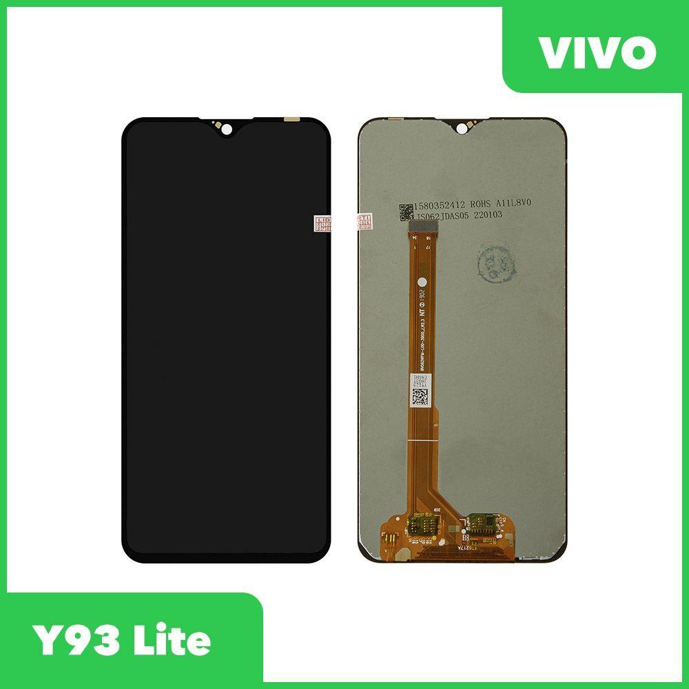 LCD дисплей для Vivo Y93 Lite в сборе с тачскрином (черный) Premium Quality