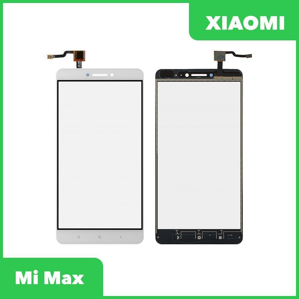 Сенсорное стекло (тачскрин) для Xiaomi Mi Max, белый