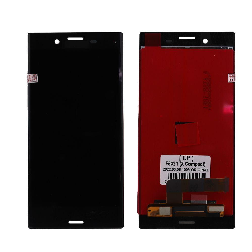 LCD дисплей для Sony F5321 (X Compact) в сборе с тачскрином, 100% оригинал (черный)