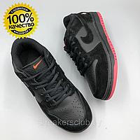 Кроссовки женские Nike SB / подростковые Nike SB черно-красные