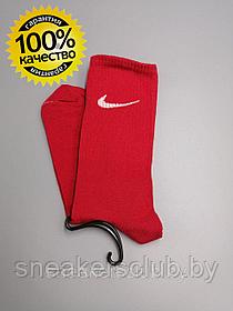 Красные носки Nike / размер 40-43 / удлиненные носки / носки с рисунком