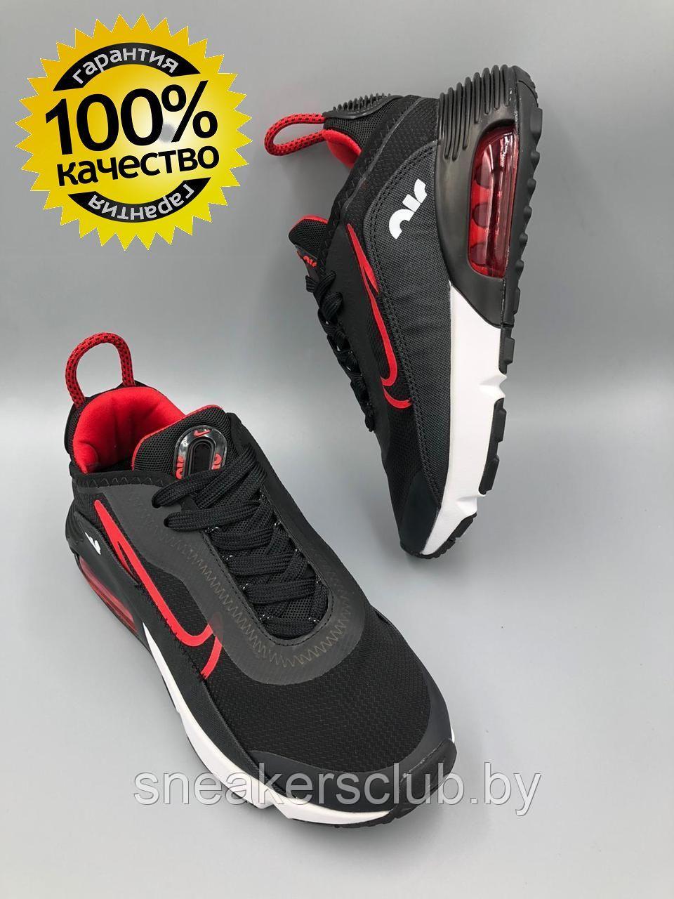 Кроссовки женские / подростковые черные Nike Air Max 2090 - фото 1 - id-p177350872