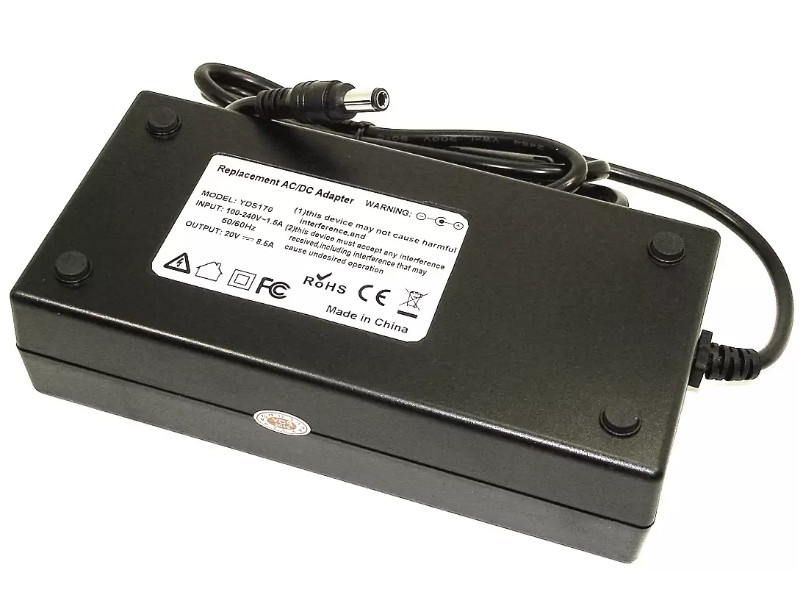 Зарядка (блок питания) для монитора LCD 20V 8.50A 170W, штекер (6.3х3.0мм) - фото 1 - id-p194112605