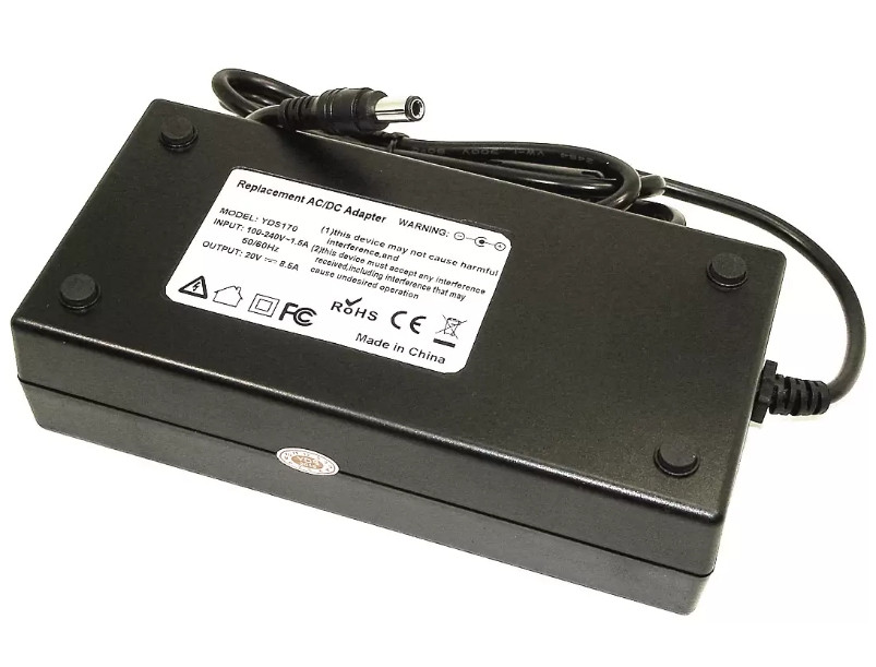 Зарядка (блок питания) для телевизора LCD 20V 8.50A 170W, штекер (6.3х3 ...