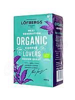 Кофе Lofbergs Organic Medium Roast молотый 450 г