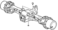 Передний мост AL171799 для тракторов John Deere