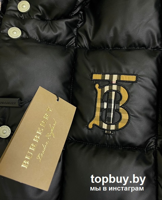 Куртка с логотипом "Burberry", черная. - фото 3 - id-p194125557