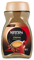 Кофе Nescafe Classic Crema 95гр.растворимый (стеклянная банка)
