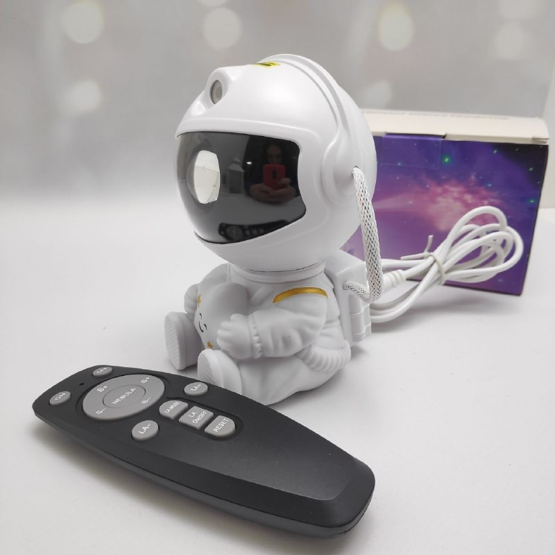 Ночник проектор игрушка Астронавт Astronaut Nebula Projector HR-F3 с пультом ДУ - фото 2 - id-p192620779