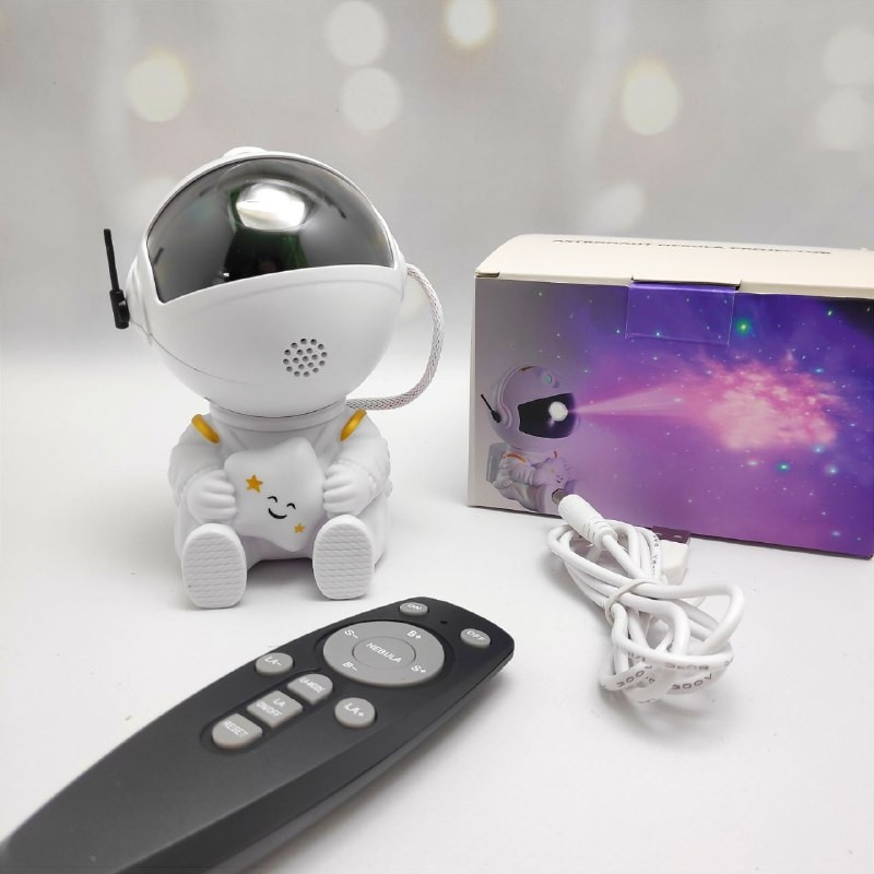 Ночник проектор игрушка Астронавт Astronaut Nebula Projector HR-F3 с пультом ДУ - фото 4 - id-p192620779