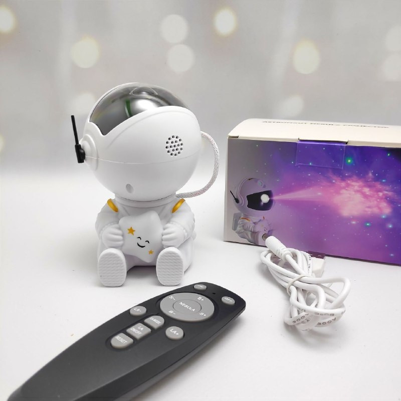 Ночник проектор игрушка Астронавт Astronaut Nebula Projector HR-F3 с пультом ДУ - фото 6 - id-p192620779