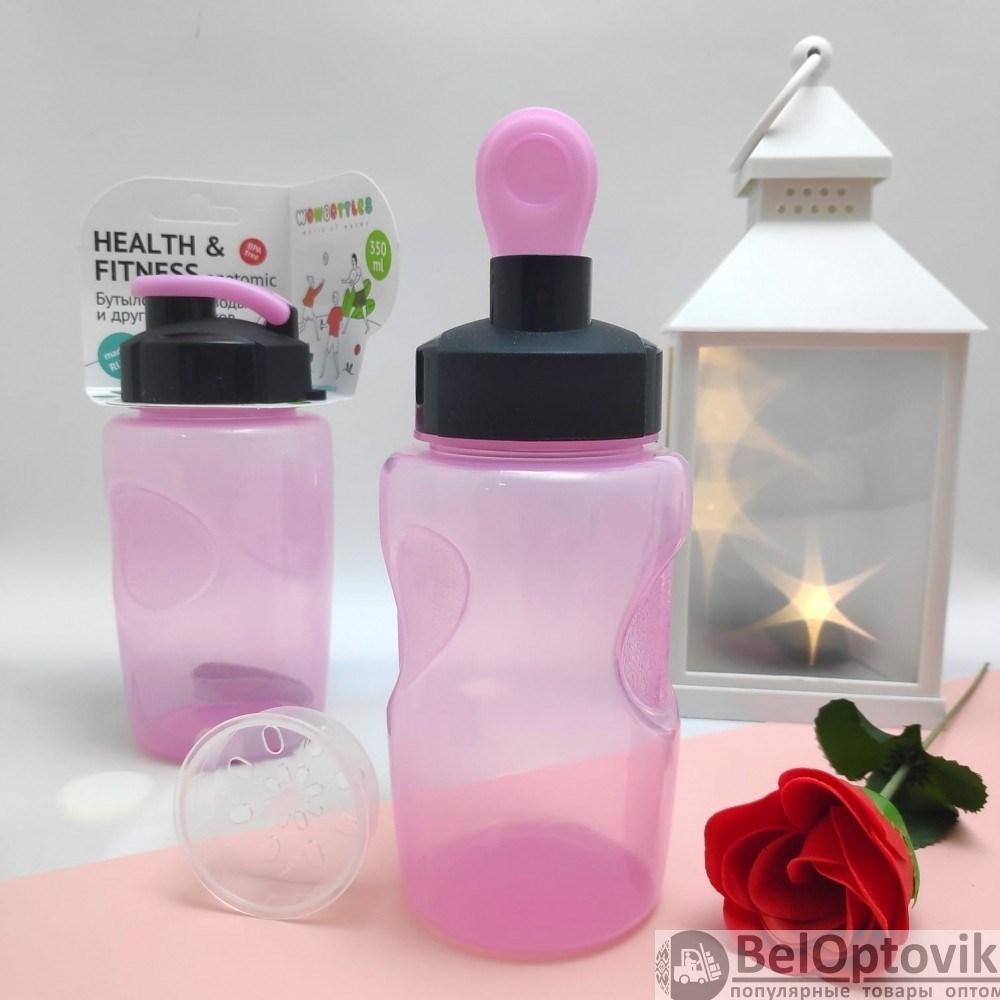 Уценка Анатомическая детская бутылка с клапаном Healih Fitness для воды и других напитков, 350 мл - фото 3 - id-p194129587