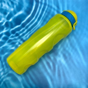 Анатомическая бутылка с клапаном и трубочкой Healih Fitness для воды и других напитков, 700 мл - фото 1 - id-p194129590