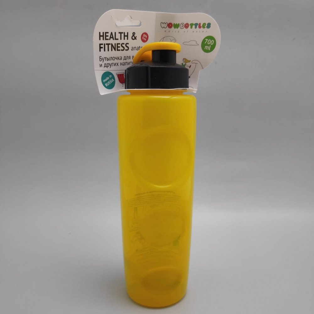 Анатомическая бутылка с клапаном Healih Fitness для воды и других напитков, 700 мл. Сито в комплекте - фото 4 - id-p194129591