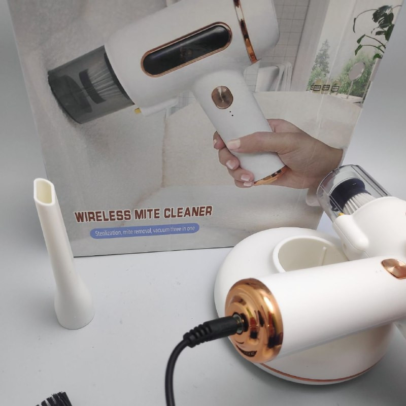Портативный ручной пылесос Wireless mite cleaner JB-118 для очистки вещей и автомобиля с функцией УФ-очистки - фото 5 - id-p190173484
