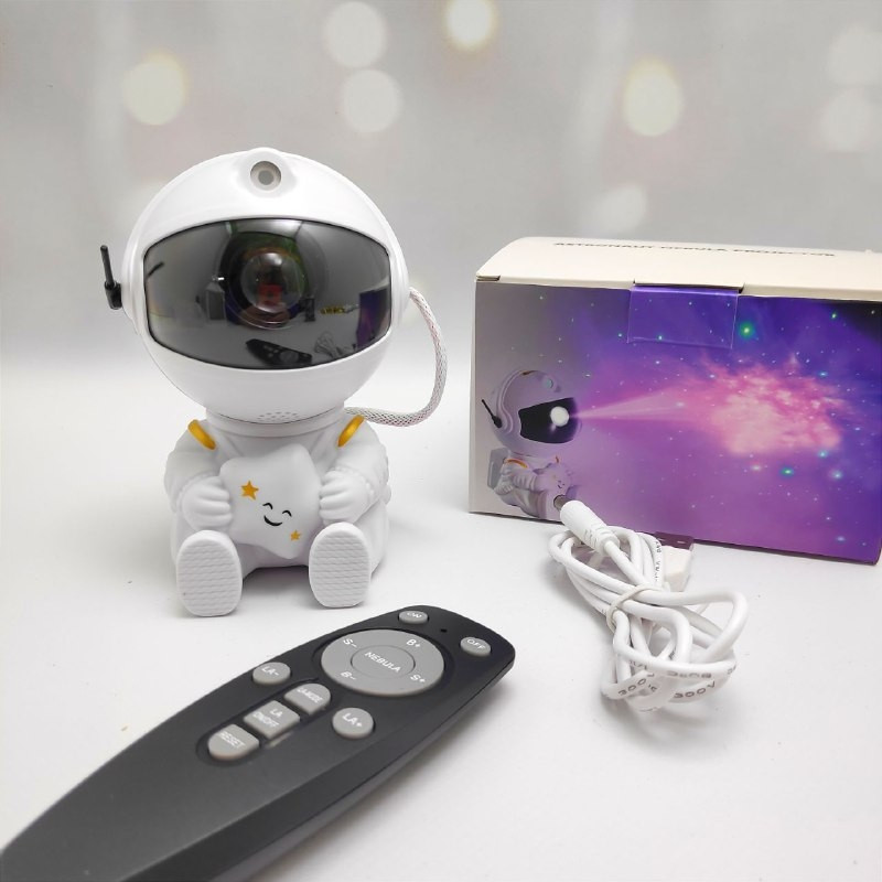 Ночник проектор игрушка Астронавт Astronaut Nebula Projector HR-F3 с пультом ДУ - фото 10 - id-p192621333