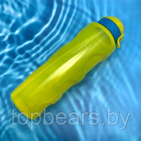 Анатомическая бутылка с клапаном и трубочкой Healih Fitness для воды и других напитков, 700 мл, фото 1
