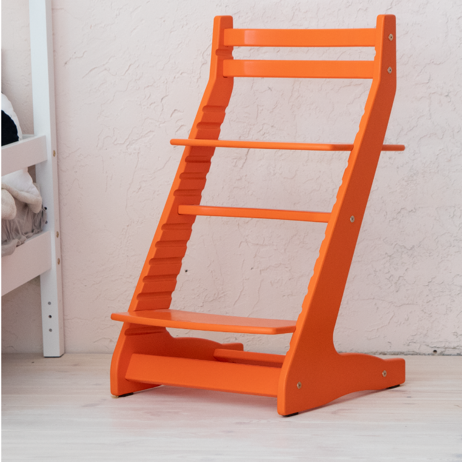 Растущий регулируемый стул Вырастайка Eco Prime оранжевый - фото 1 - id-p194130191