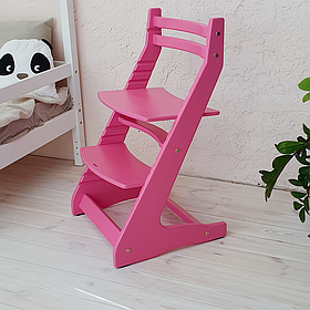 Растущий регулируемый стул Вырастайка Eco Prime розовый