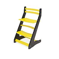 Растущий регулируемый стул Вырастайка Eco Prime черный желтый