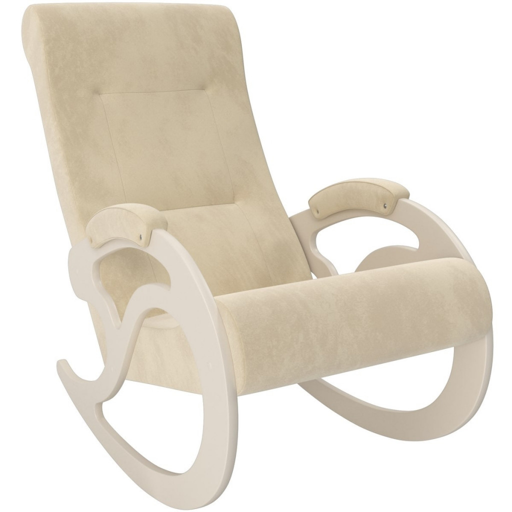 Кресло-качалка модель 5 Verona Vanilla сливочный - фото 1 - id-p194130427
