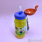 Детская бутылка для воды KIDS BOTTLE с трубочкой, 400 мл, фото 8