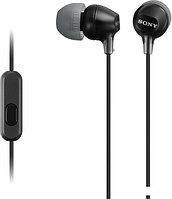 Наушники с микрофоном Sony MDR-EX15AP (черный)