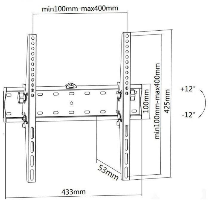 ULTRAMOUNTS UM838T для 32"-55" черный - фото 2 - id-p193749372