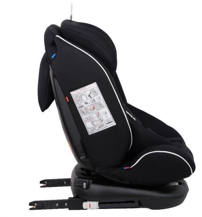 KIDS PLANET STARSHIP ISOFIX , гр. 0+/I/II/III, 0-36 кг, 0-12 лет, антрацит KRES3604 - фото 2 - id-p193751244