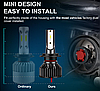 Лампа светодиодная HB4 9006 / LED HB4 9006 (к-т 2шт) 6000K 12000 LM 50 ватт Canbus Без ошибок, фото 6