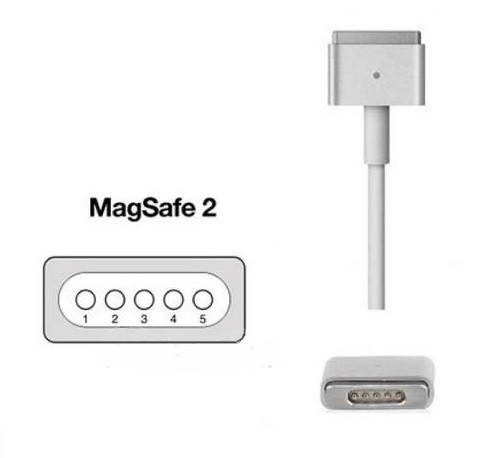 Автомобильное зарядное устройство для ноутбука Apple MagSafe 2 20V, 4.25A, 85W - фото 2 - id-p147751775