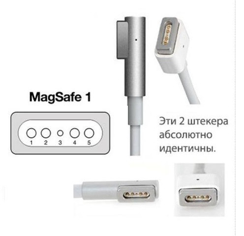 Автомобильное зарядное устройство для ноутбука Apple MagSafe 1 18.5V, 4.6A, 85W - фото 2 - id-p147751778