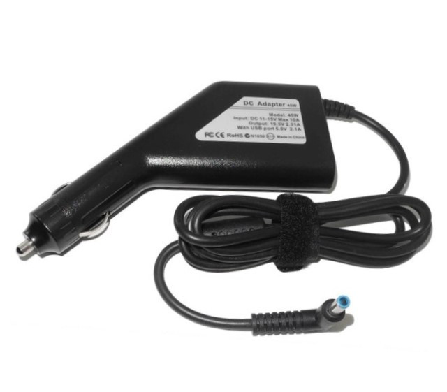 Автомобильное зарядное устройство для ноутбука Dell / HP 19.5V, 4.62A, 90W (4.5x3.0) - фото 1 - id-p147751780
