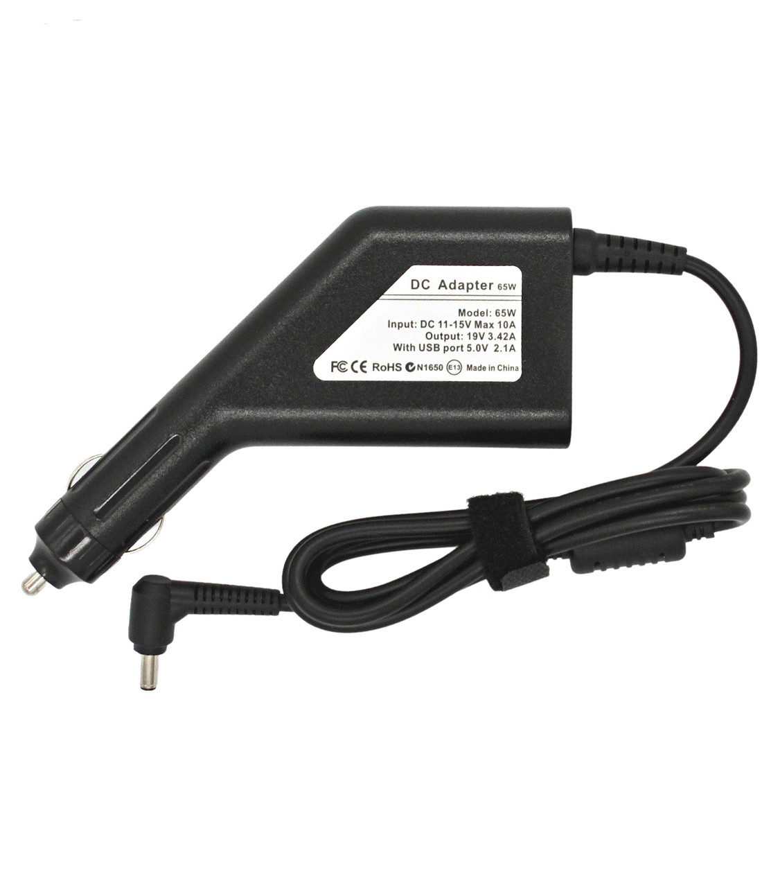 Автомобильное зарядное устройство для ноутбука Asus 19V 3.42A 65W (4.0x1.35) - фото 1 - id-p194136880
