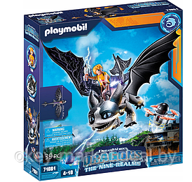 Конструктор Playmobil Dragons Thunder и Tom 71081