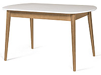 Стол обеденный "Эней" раздвижной Мебель-Класс Белый+P43