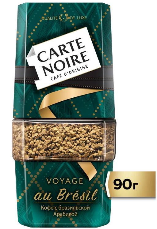 Кофе Carte Noire au Bresil 90г. раствор. сублим. в ст/б - фото 1 - id-p194137688
