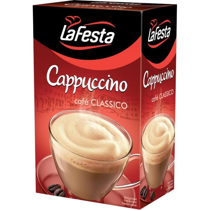 Кофе растворимый La Festa Cappuccino Classico 10п 125 гр. картон - фото 1 - id-p194137971