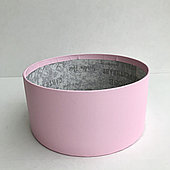 Коробка короткая D16/H8 см, нежно-розовый