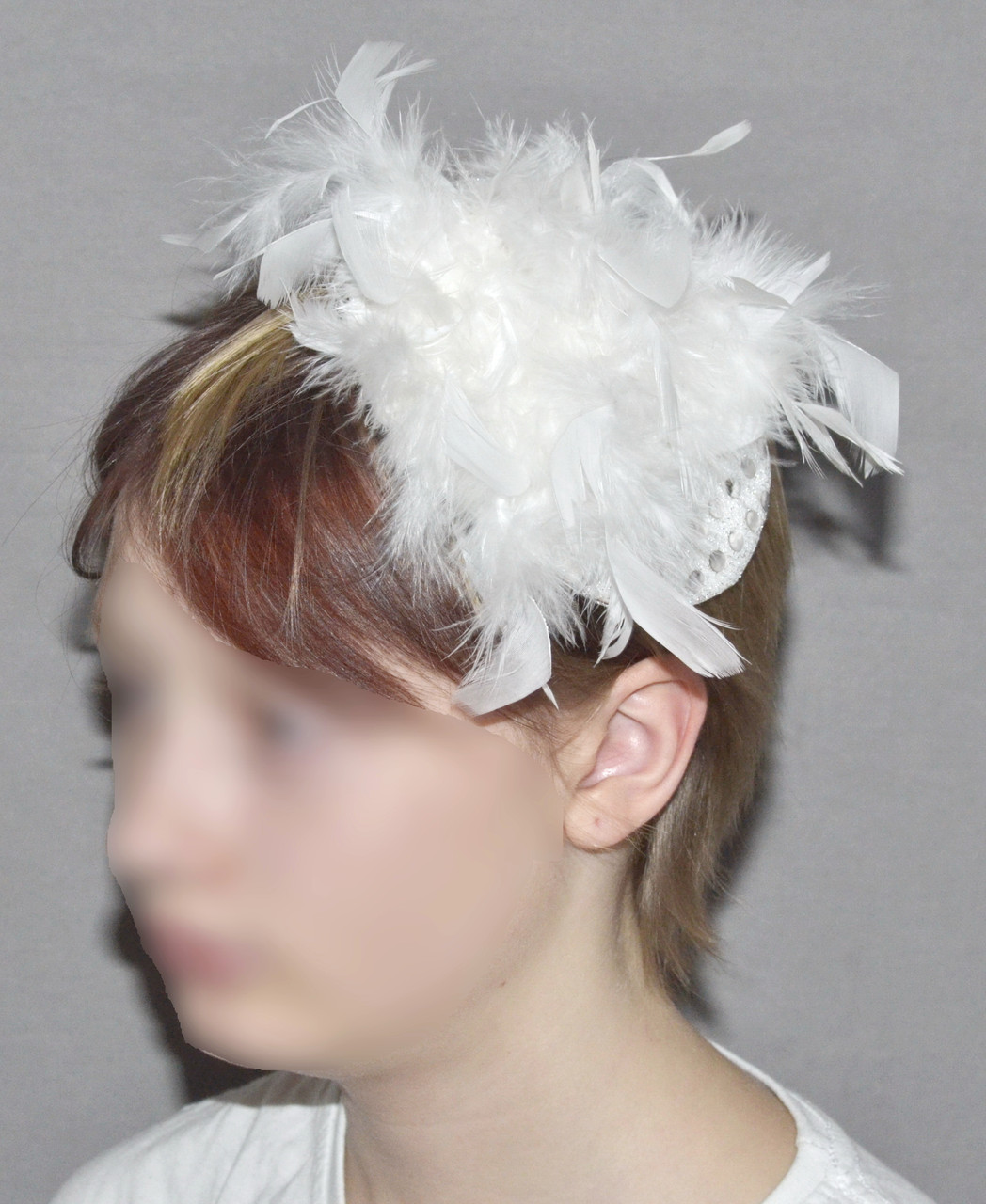 Головное дамское украшение с перьями - фото 1 - id-p194147638